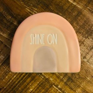 Rae Dunn SHINE ON Rainbow Decoration/Paperweight NEW!